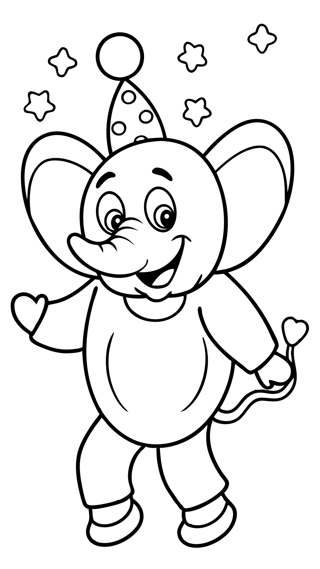 drunk elephant coloring page